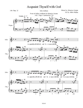 Acquaint thyself with God