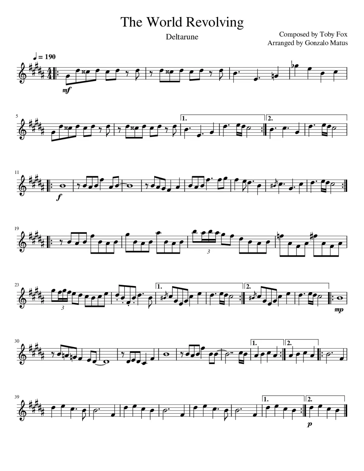 THE WORLD REVOLVING - Page 1