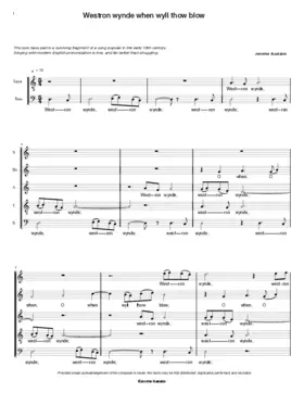 Westron wynde when wyll thow blow