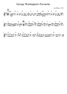 George Washington's Favourite