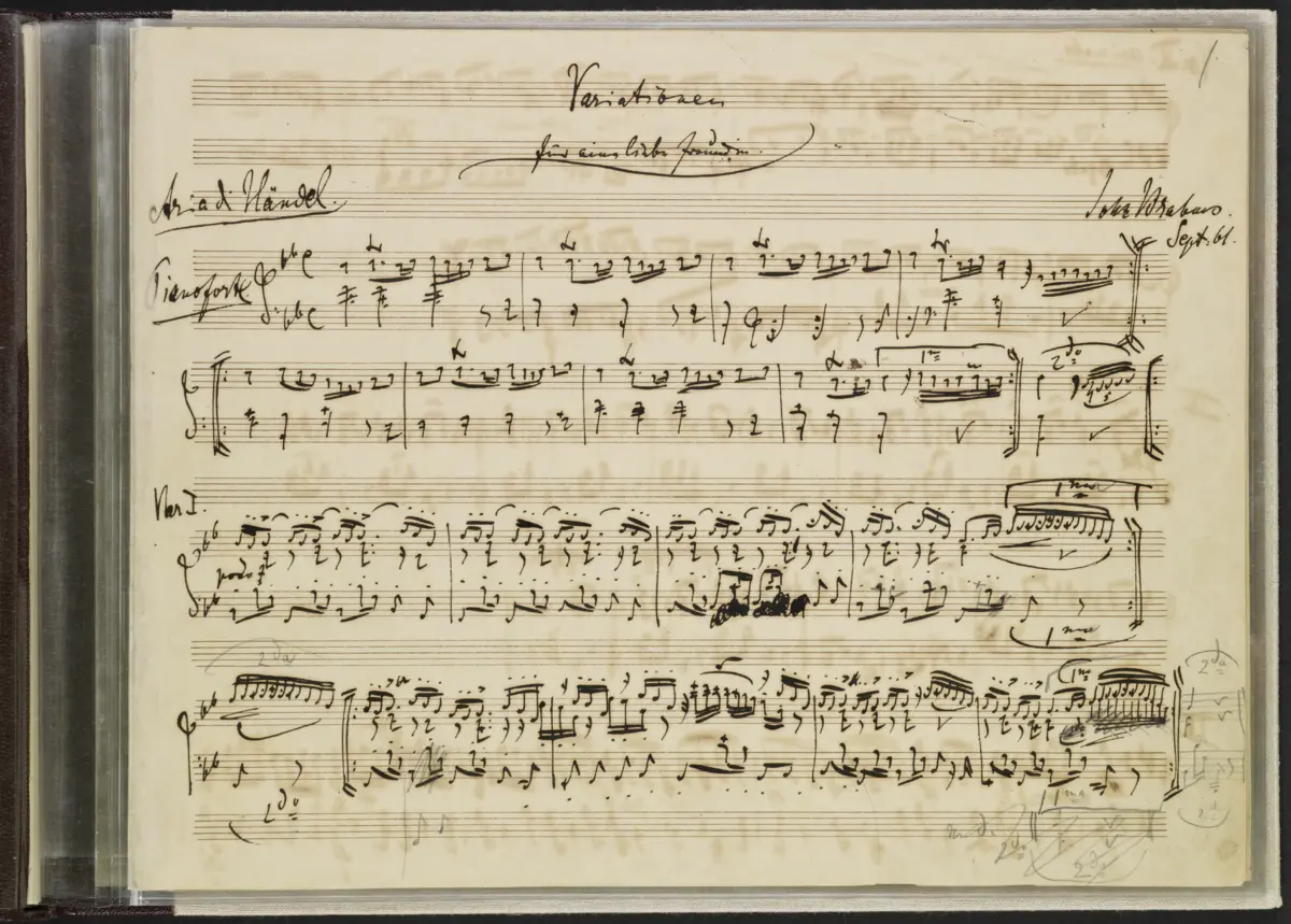Variations on a theme by Handel - Page 1
