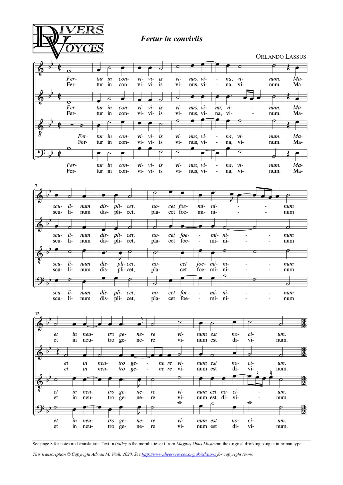 Fertur in conviviis - Page 1