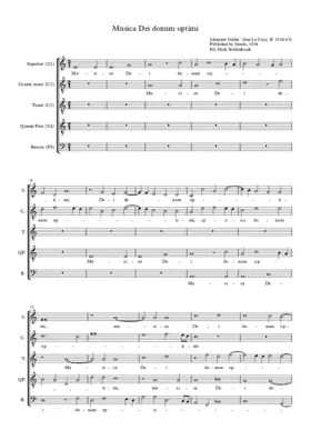Musica Dei donum optimi