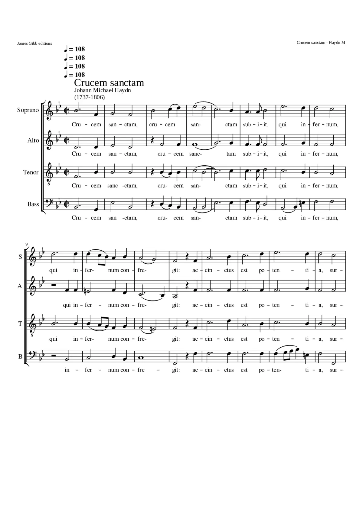 Crucem sanctam - Page 1