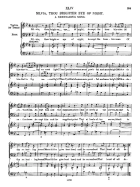 Sylvia, Thou Brighter Eye of Night