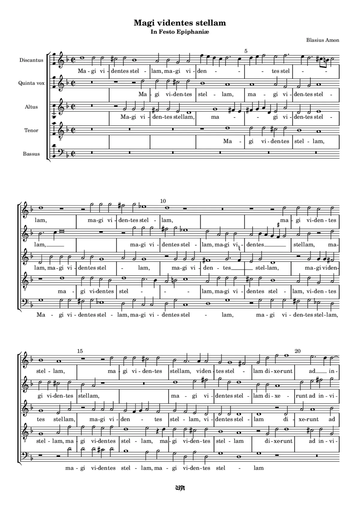 Magi videntes stellam - Page 1