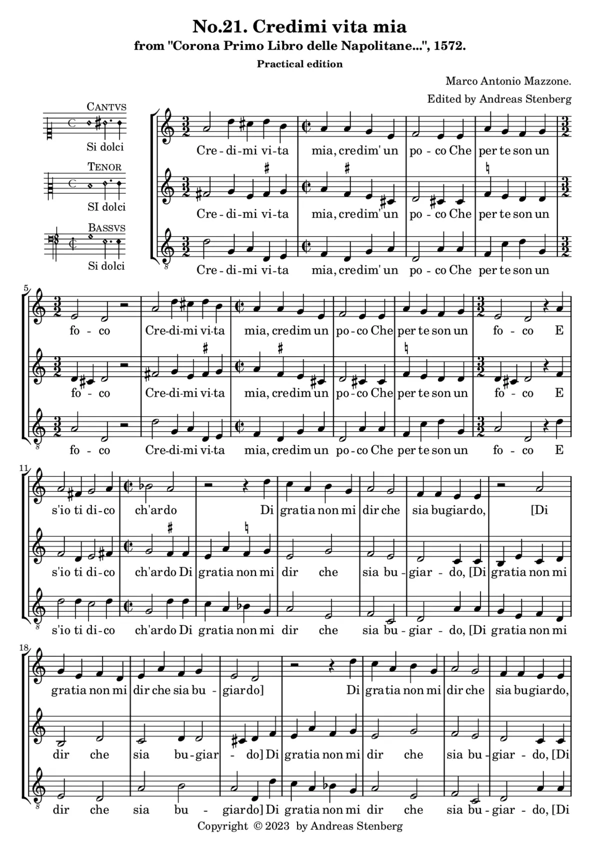 Credimi vita mia - Page 1