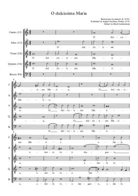 O dulcissima Maria