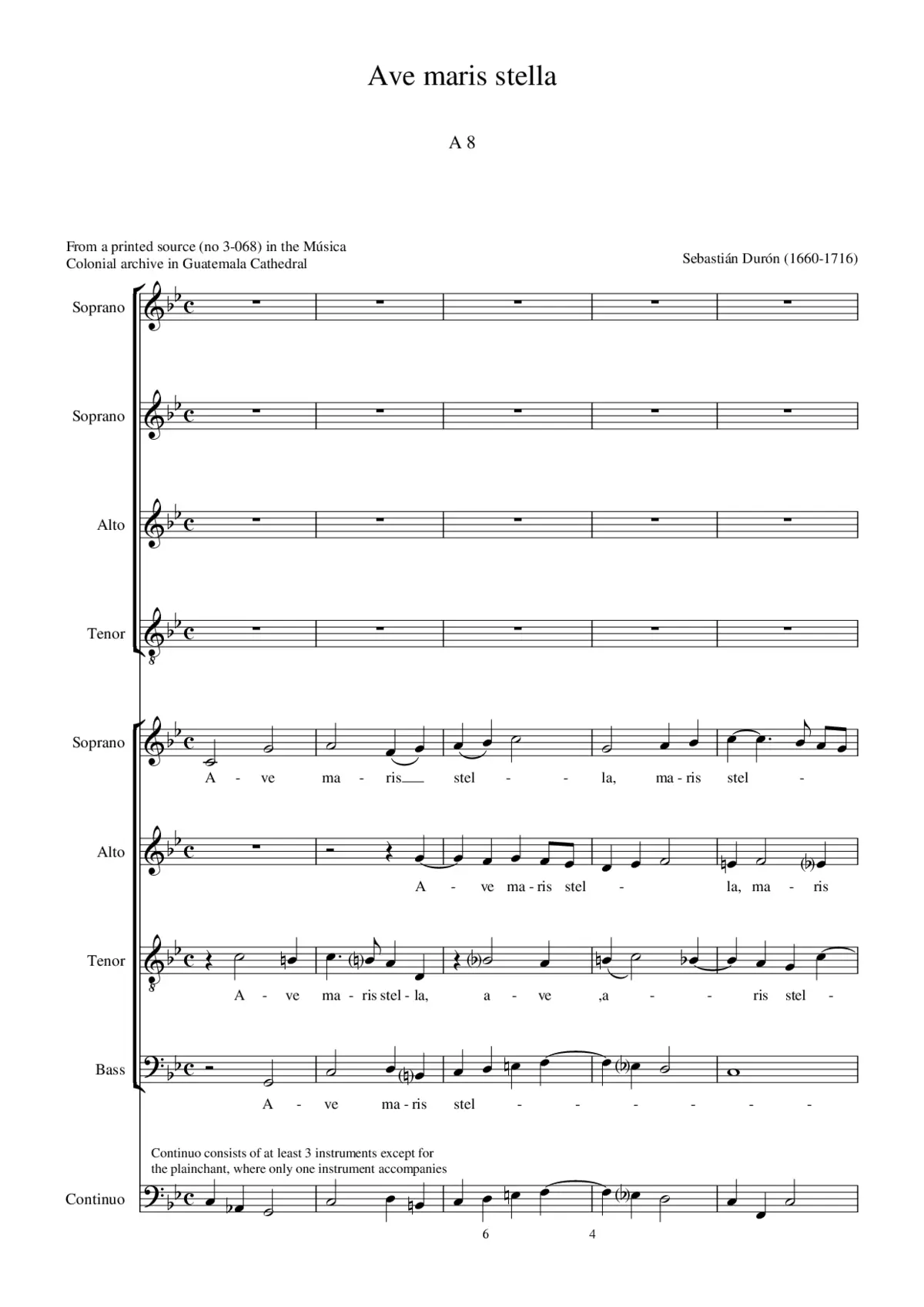 Ave maris stella - Page 1