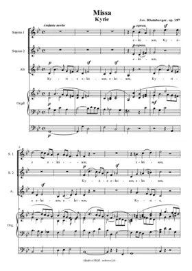 Missa op. 187