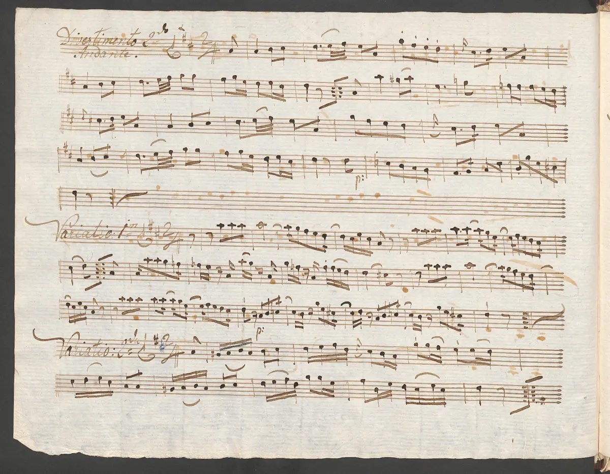 Baryton Trio in D major - Page 1