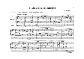 3 Adagi per l'Elevazione