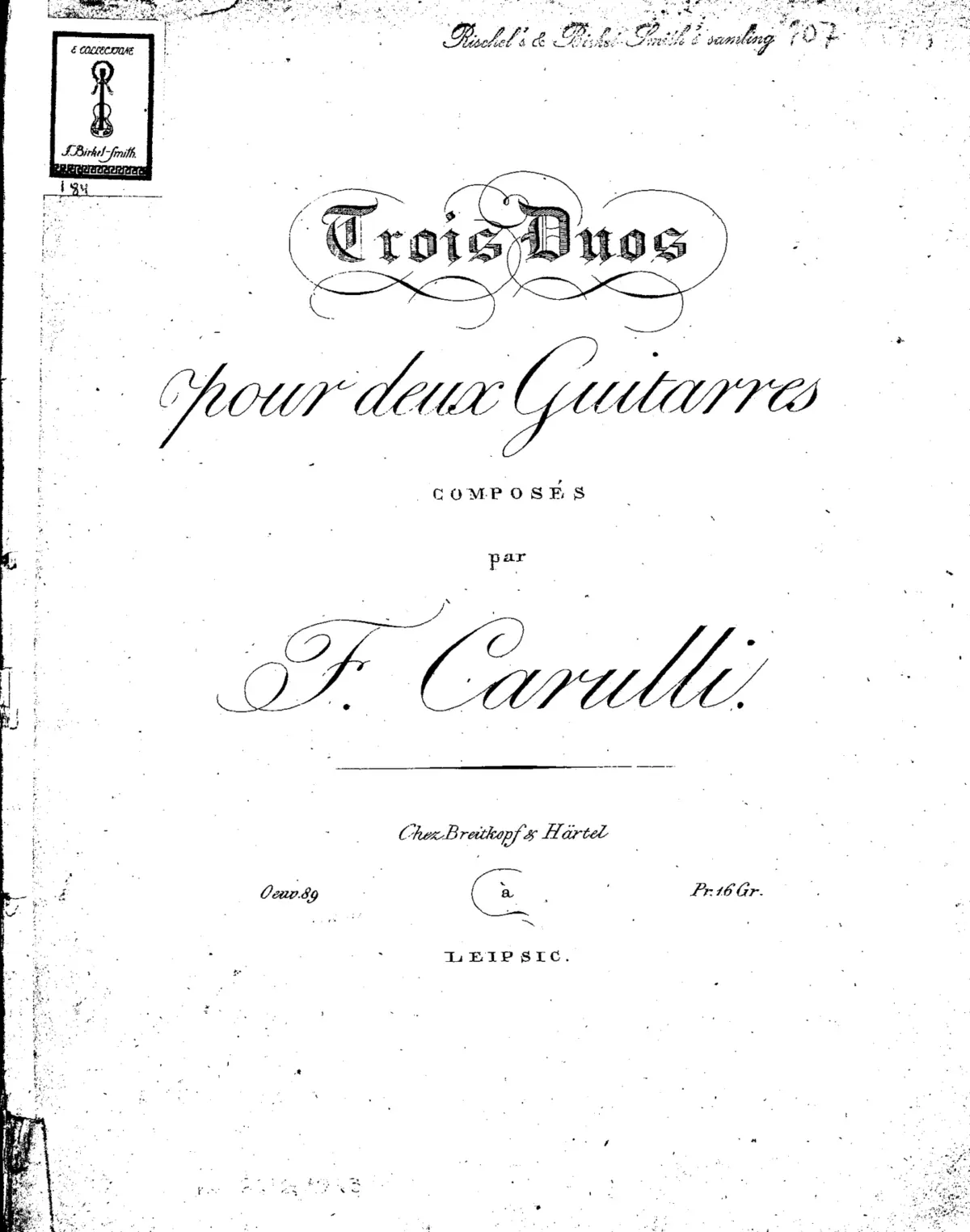 3 Duos pour deux guitarres - Page 1