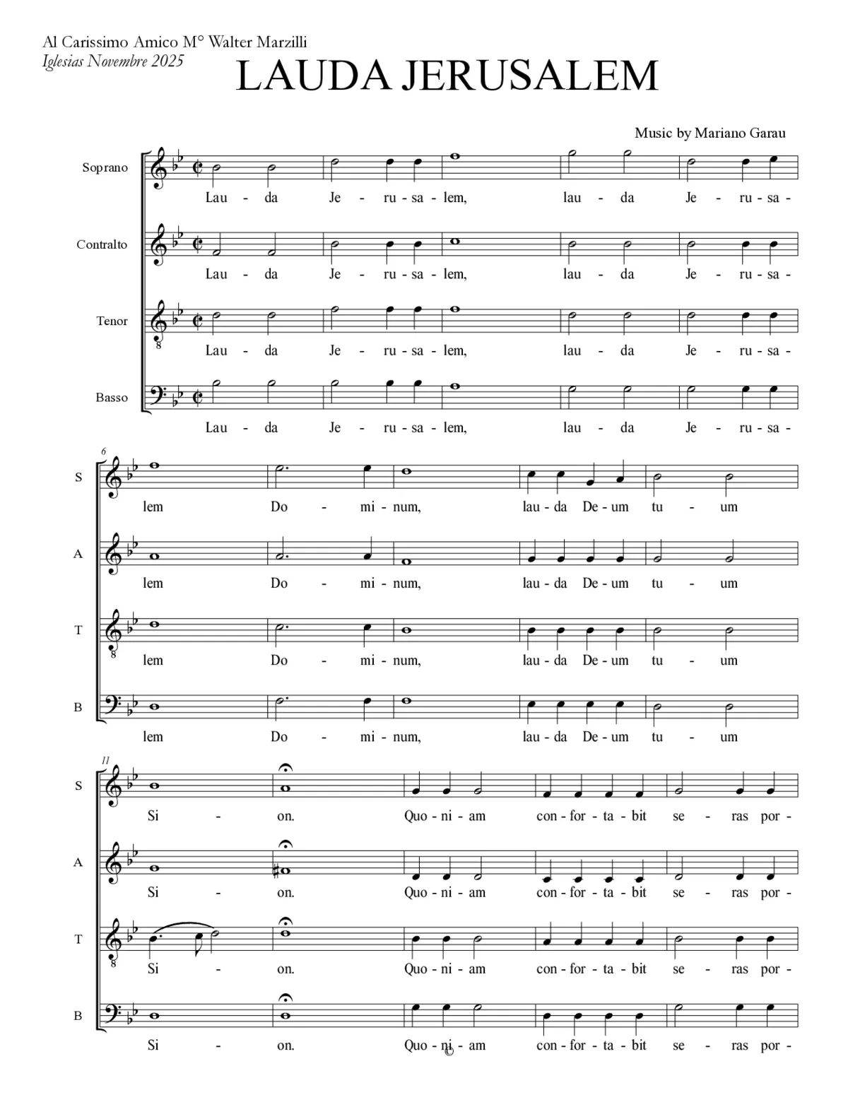 Lauda Jerusalem - Page 1