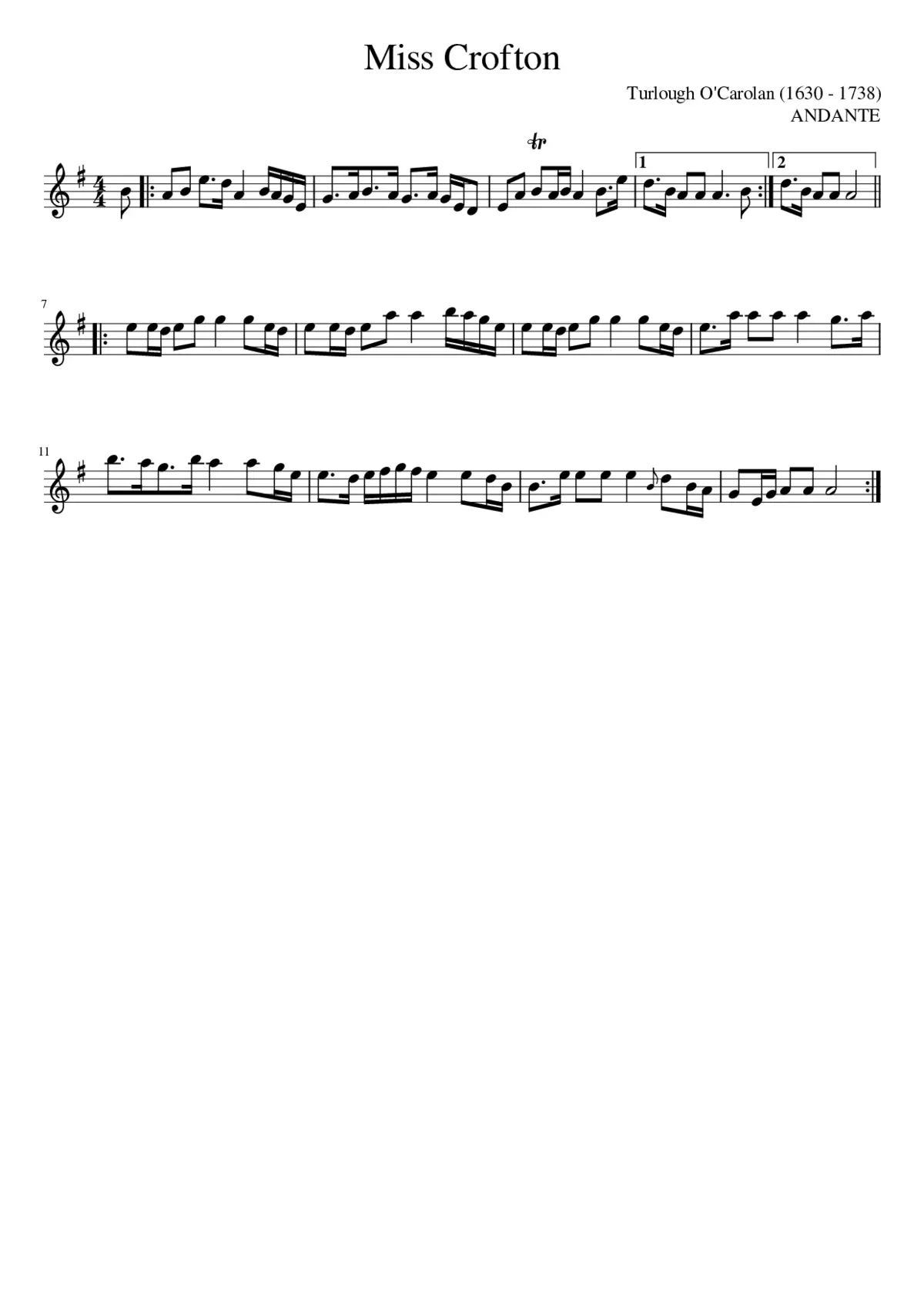 Miss Crofton - Page 1