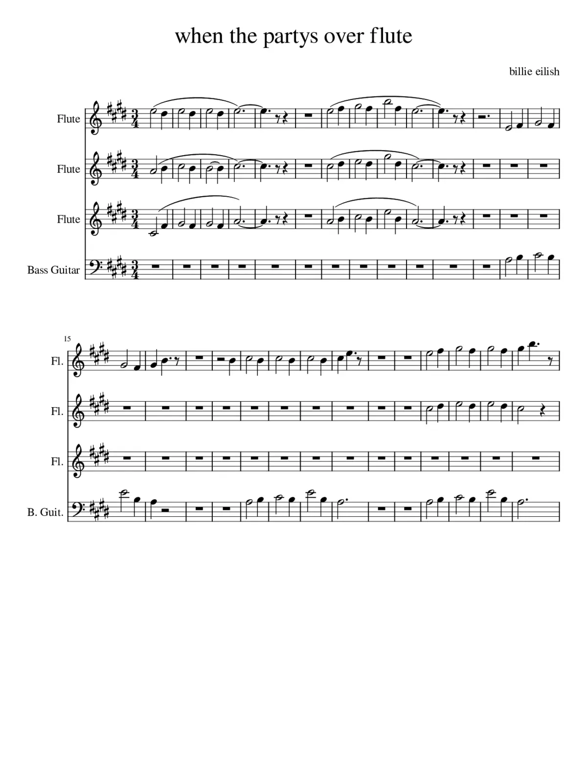 when the party's over - Page 1