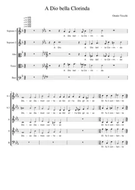 A Dio bella Clorinda