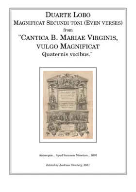 Magnificat secundi toni (even verses)