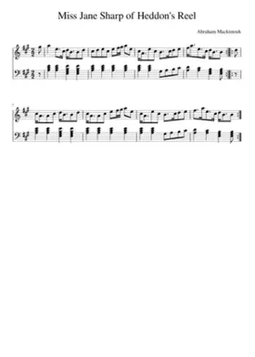 Miss Jane Sharp of Heddon's Reel