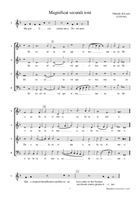 Magnificat secundi toni
