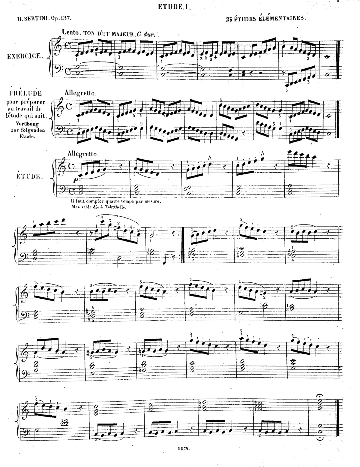 25 Etudes - Page 1