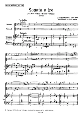 Trio Sonata in B-flat major,