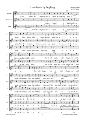 Love learns by laughing