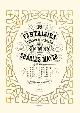 10 Fantaisies brillantes et originales