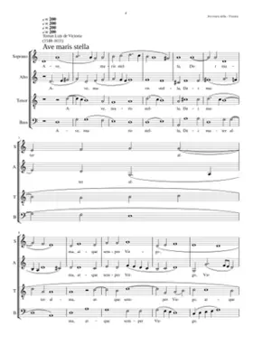 Ave maris stella (odd verses)