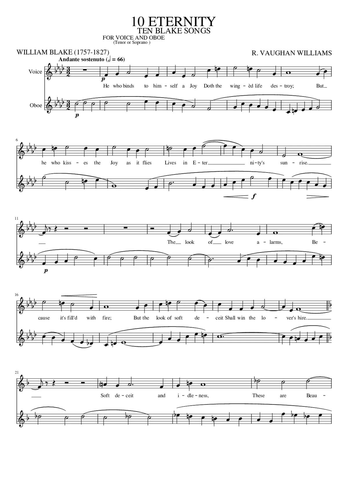 10 Eternity R. Vaughan Williams - Page 1