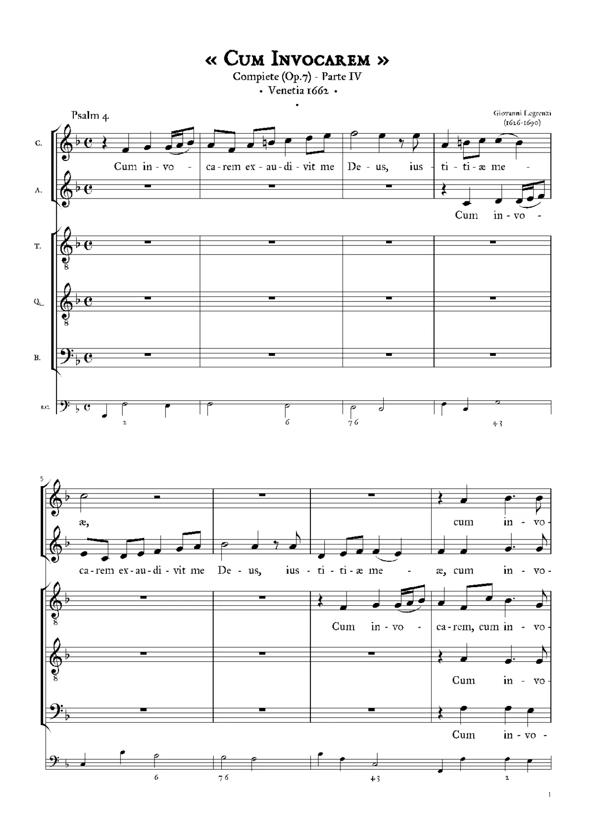 Cum invocarem - Page 1
