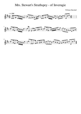 Mrs. Stewart's Strathspey - of Inverugie