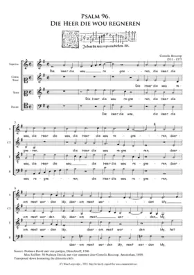 Die Heer die wou regneren - ps 96