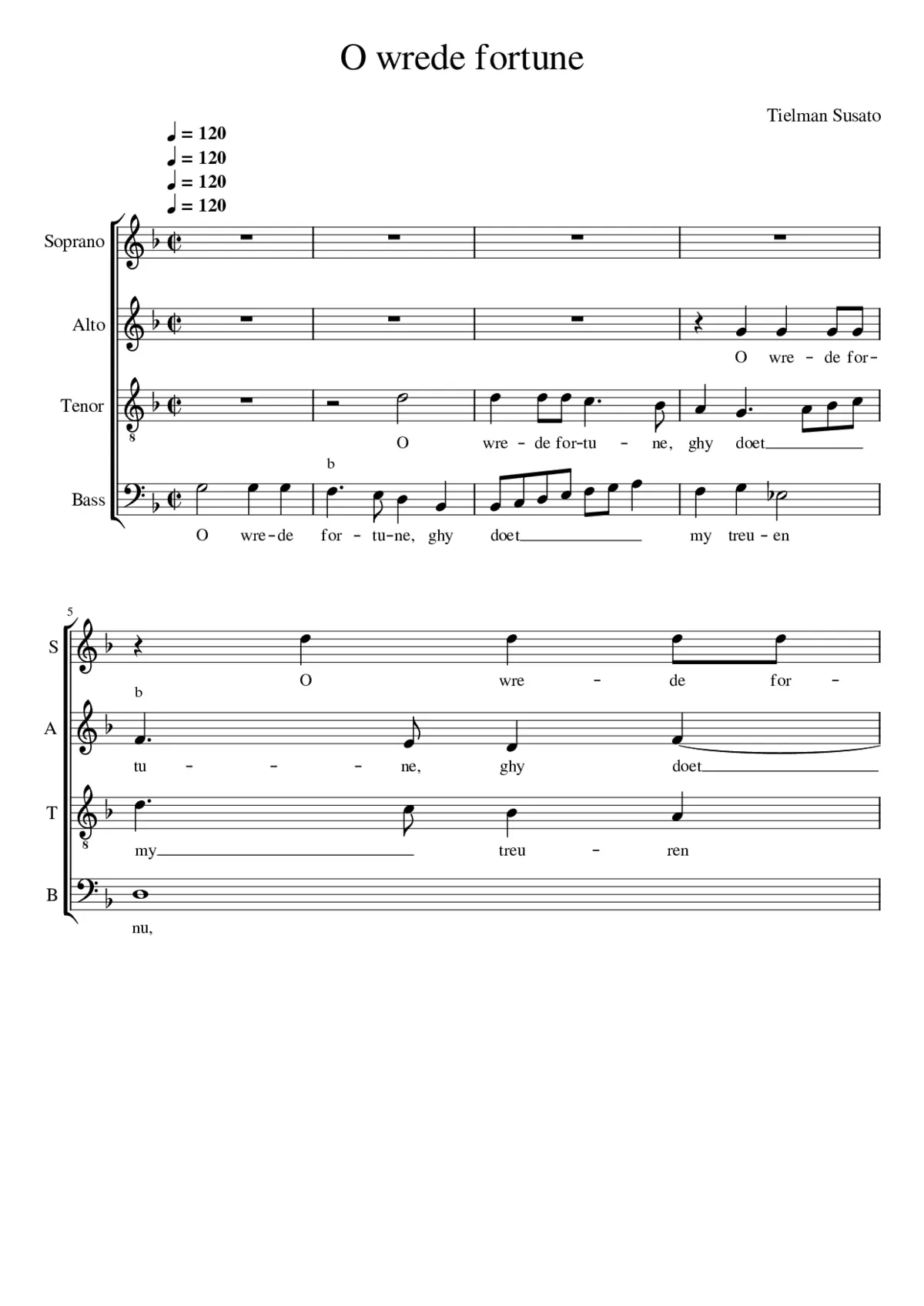 O wrede Fortune ghy - Page 1