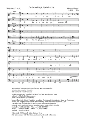 Beatus vir qui inventus est