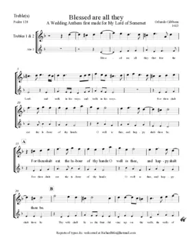 Blessed are all they