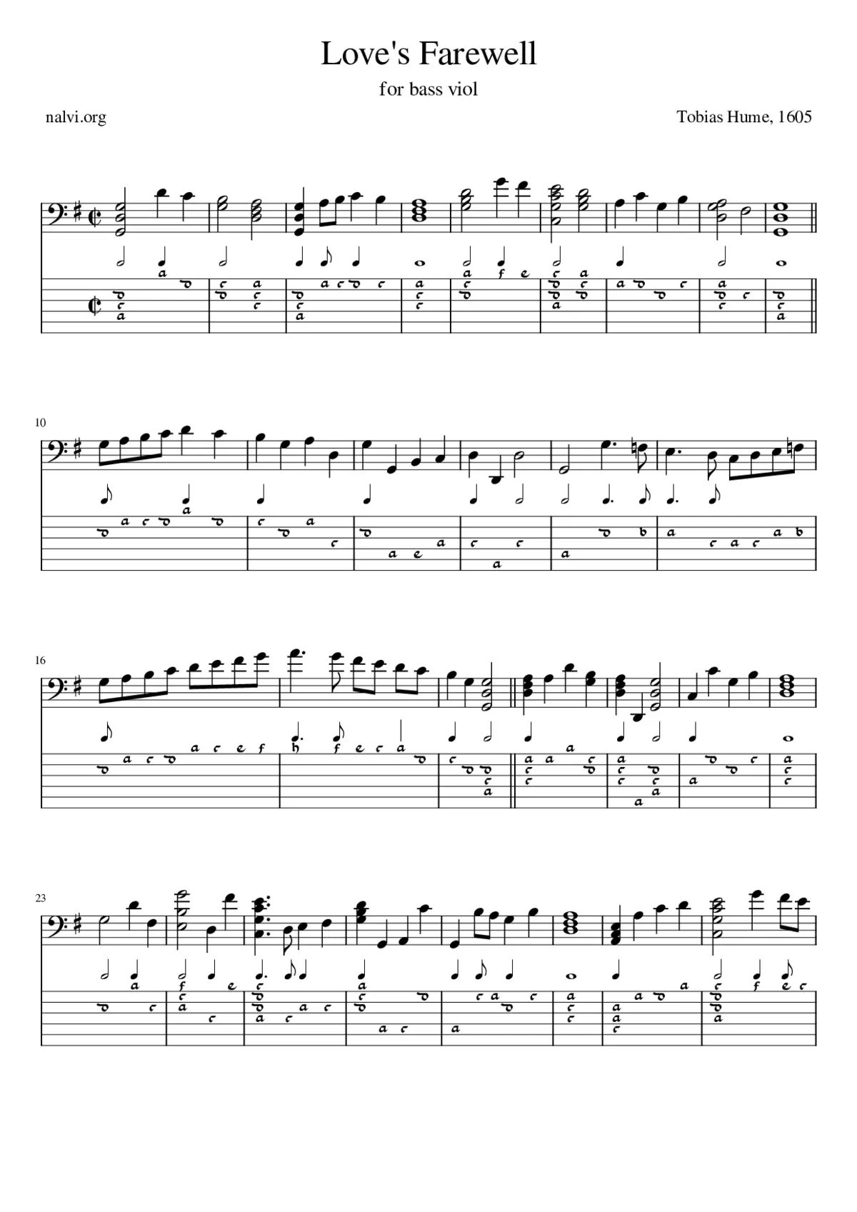 Love's Farewell - Page 1