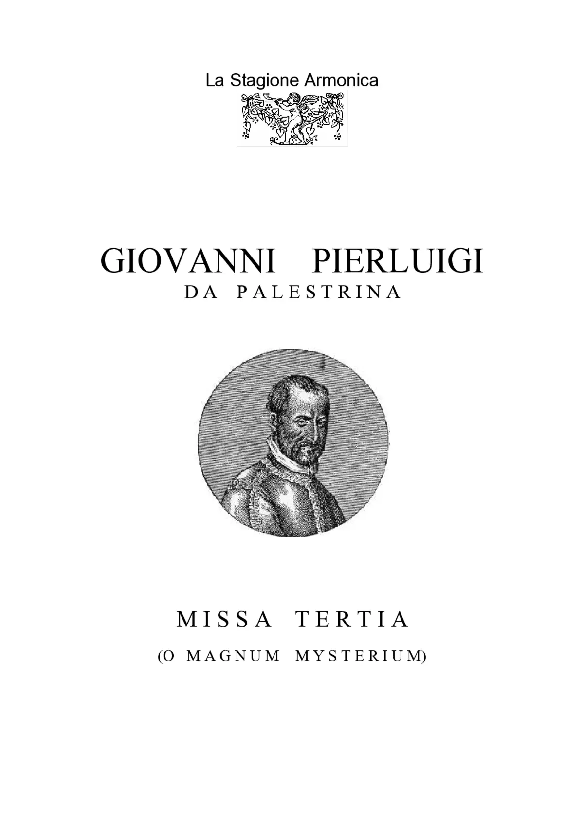 Missa O magnum mysterium - Page 1