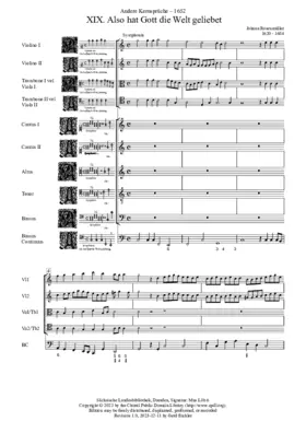 Also hat Gott die Welt geliebet