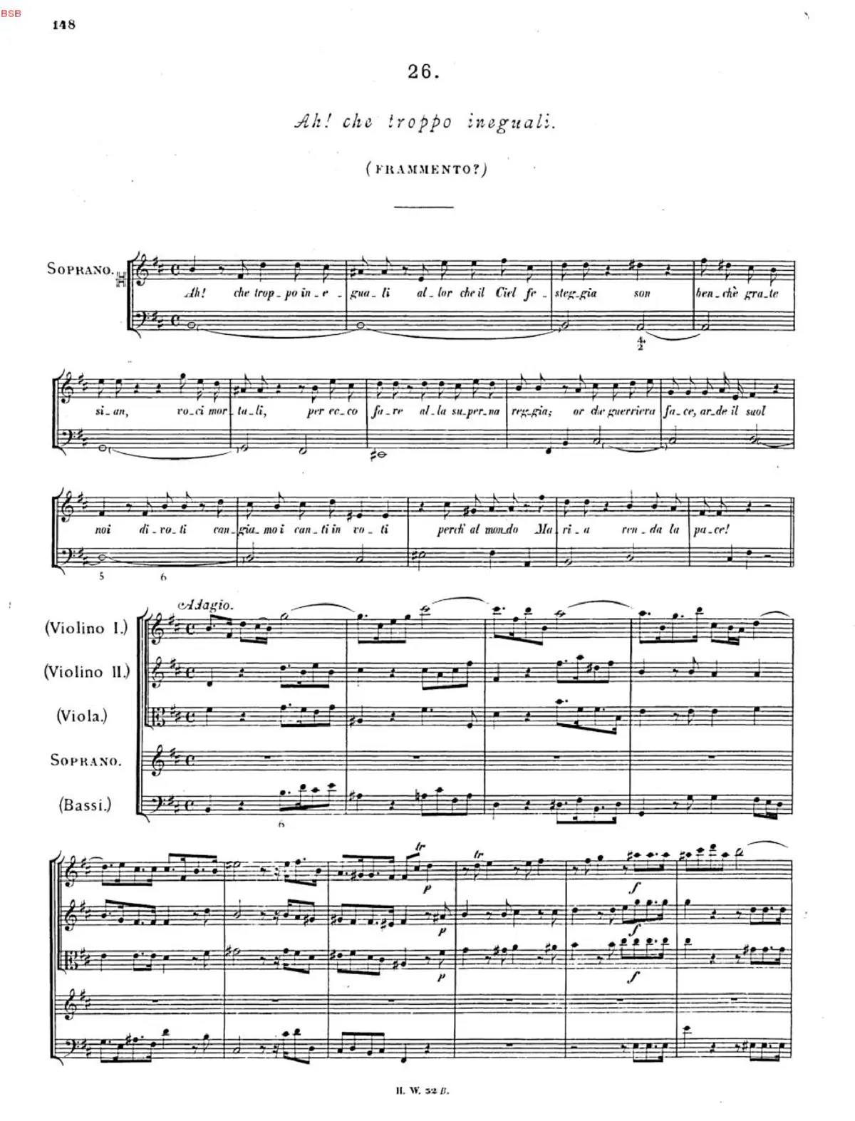 Ah! che troppo ineguali, HWV 230 - Page 1
