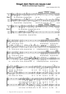 Singet dem Herrn ein neues Lied