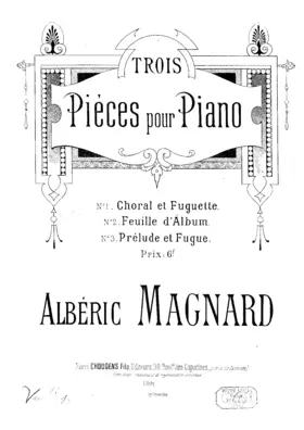 3 Piano Pieces, Op.1