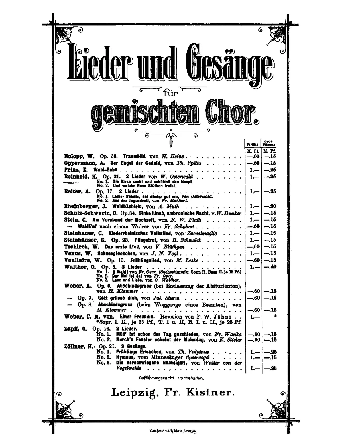2 Lieder für gemischten Chor - Page 1