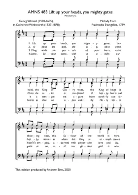 Lift up your heads, you mighty gates