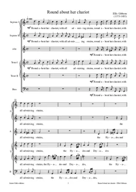 Round about her chariot