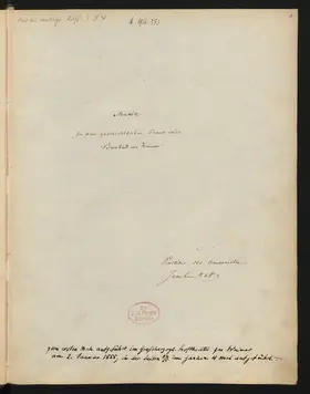 Incidental Music to 'Bernhard von Weimar'