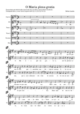 O Maria plena gratia