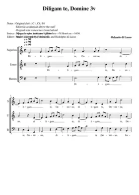 Diligam te Domine a 3