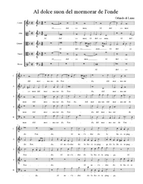 Al dolce suon del mormorar de l'onde