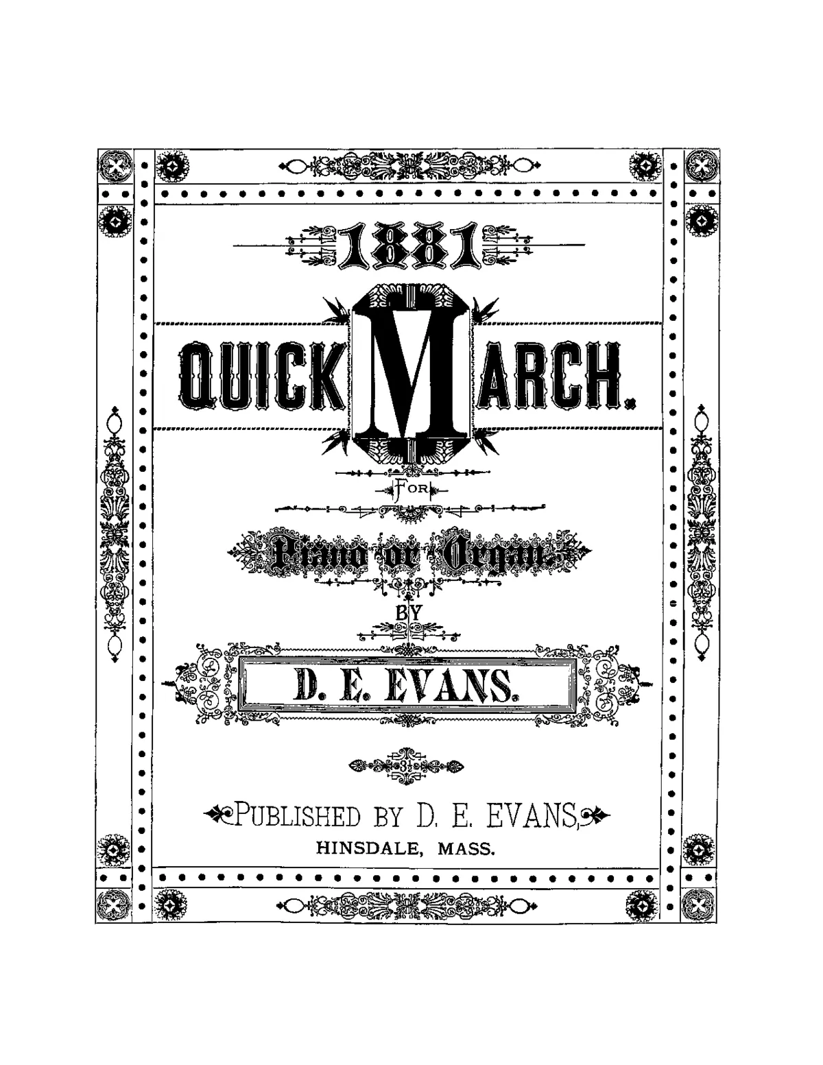 1881 Quick March - Page 1